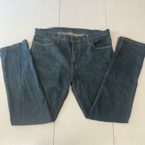 Levis 511 Jeans Mens 36x30 Blue Denim Slim Fit Straight Leg  Red Tab